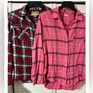Two Plaid Shirts